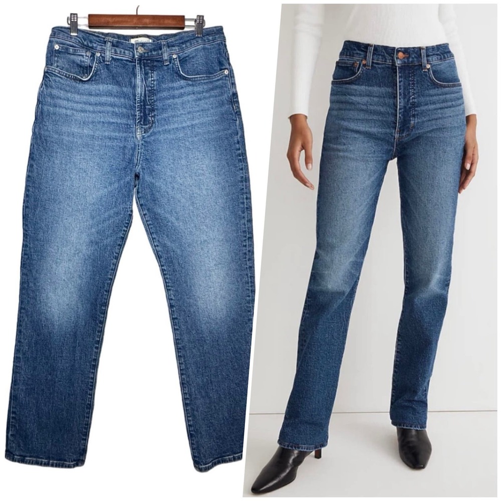 Madewell Women's Straight Leg Jeans - Medium Blue